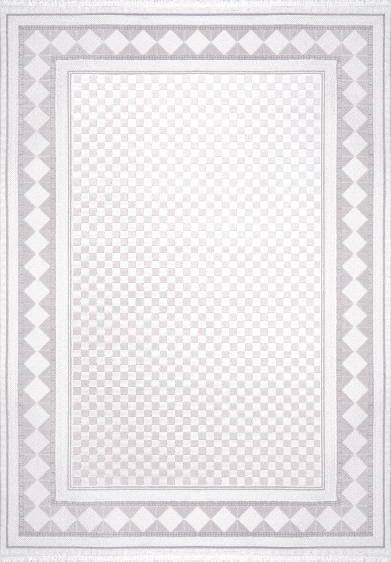 Simge SM02 Gri — Bahariye Halı Simge koleksiyonu — dikdörtgen halı