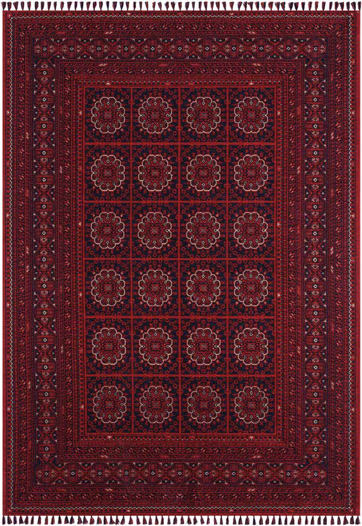Buhara 1151 Kırmızı — Luxess Halı Buhara koleksiyonu — dikdörtgen halı
