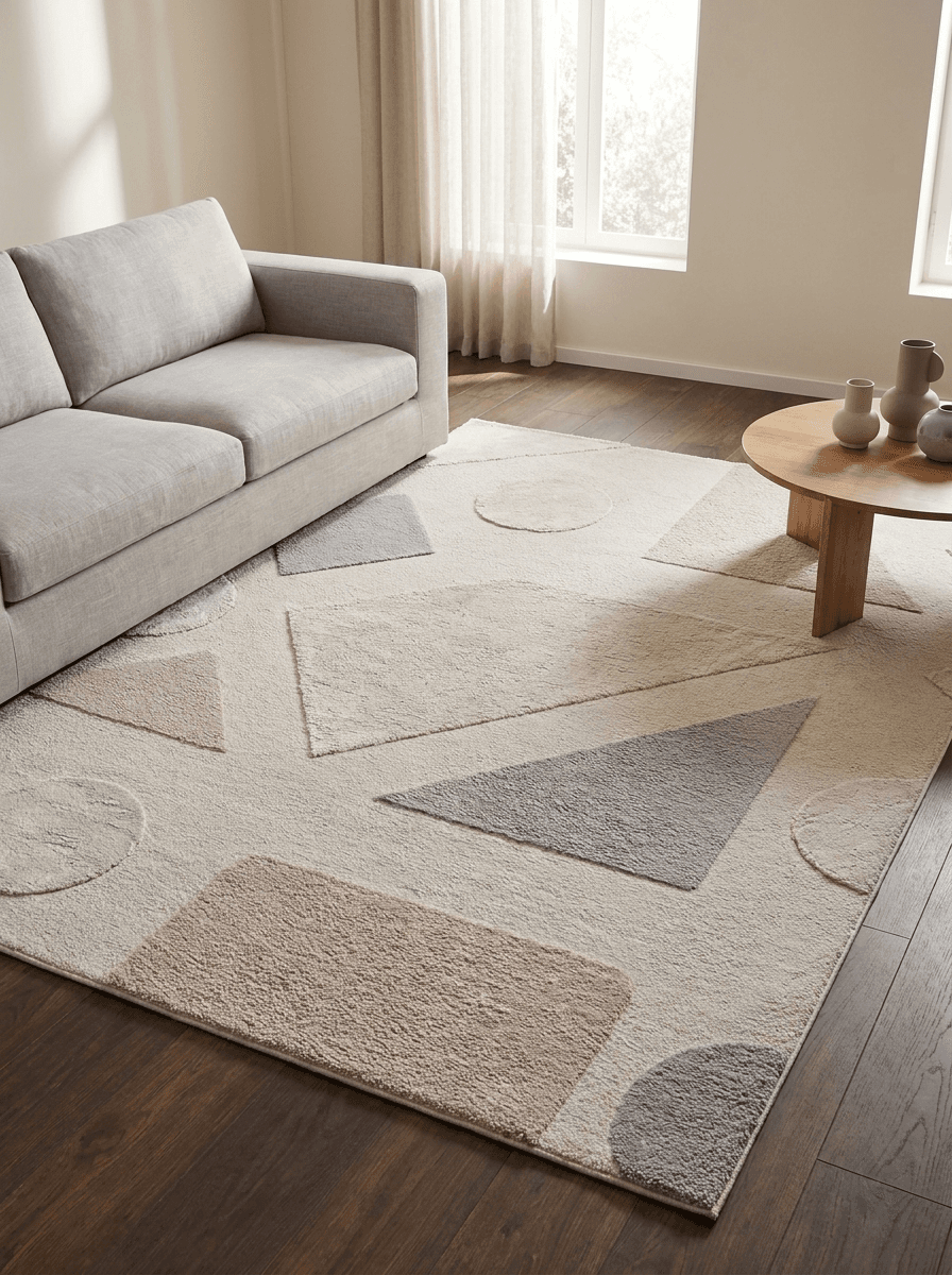 Cozy 3928A Krem Bej — Pastel Halı Cozy koleksiyonu — dikdörtgen halı