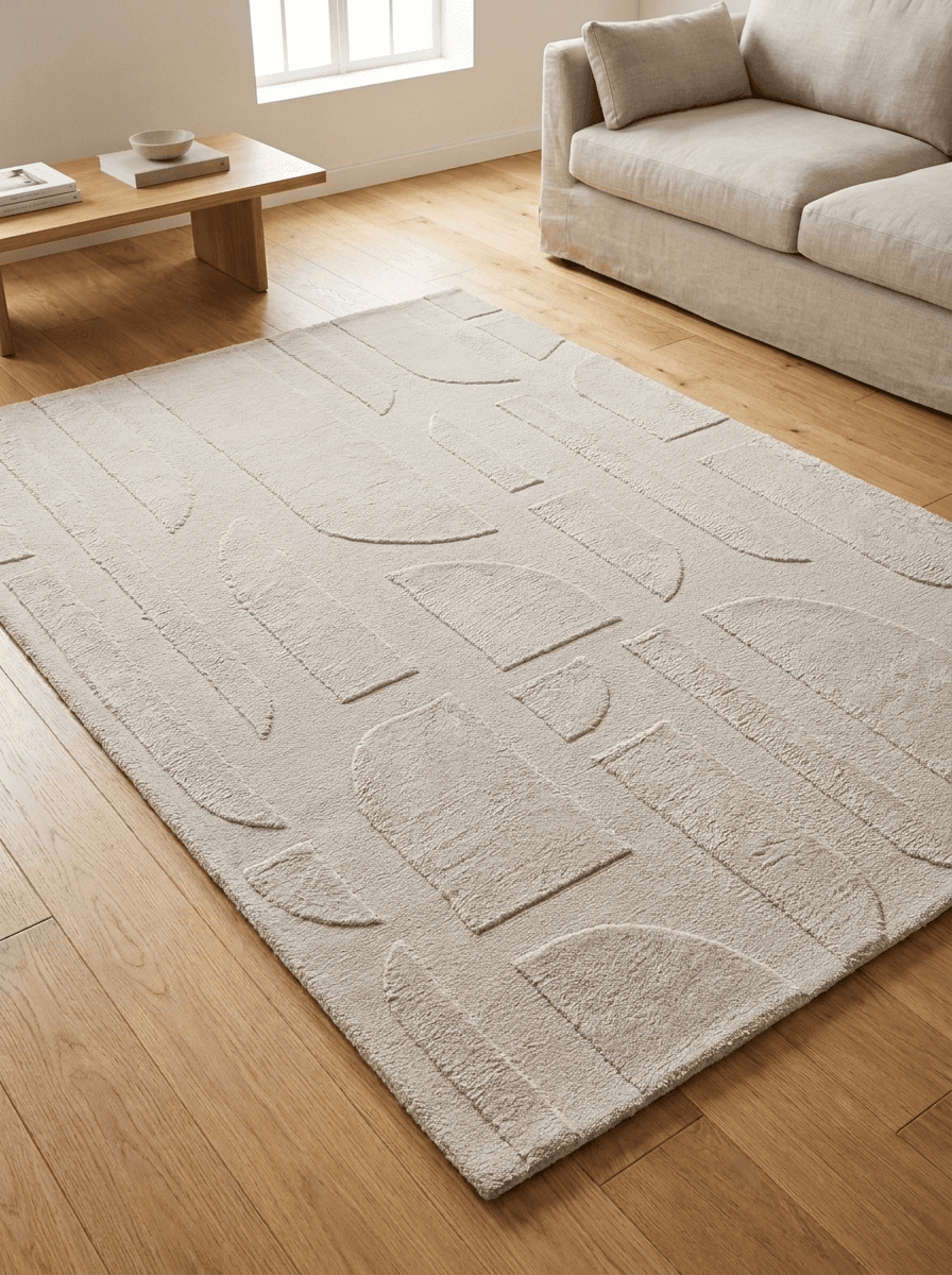 Cozy C3933A — Pastel Halı Cozy koleksiyonu — krem dikdörtgen halı