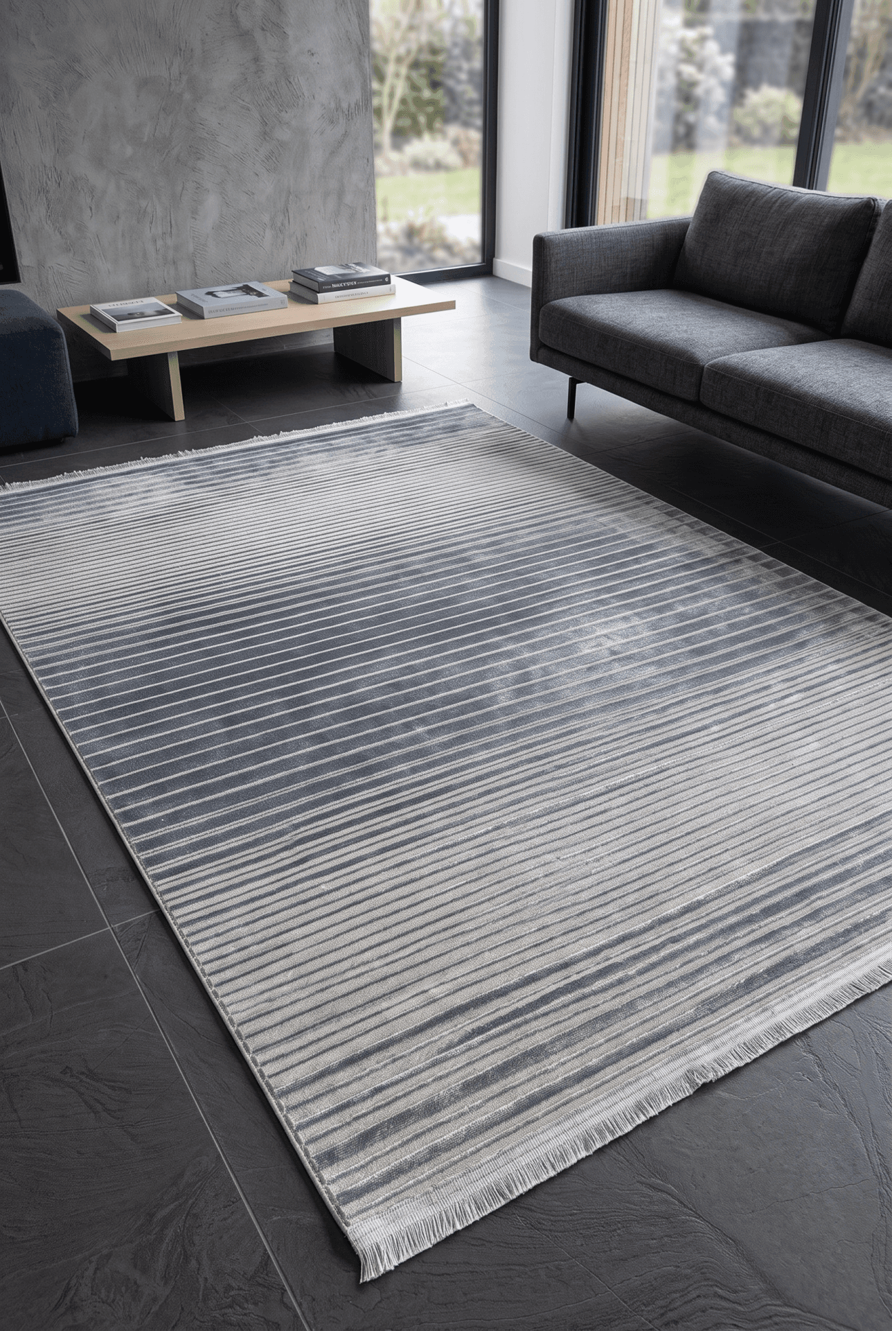Line E5579 Mavi — Pastel Halı Line koleksiyonu — dikdörtgen halı