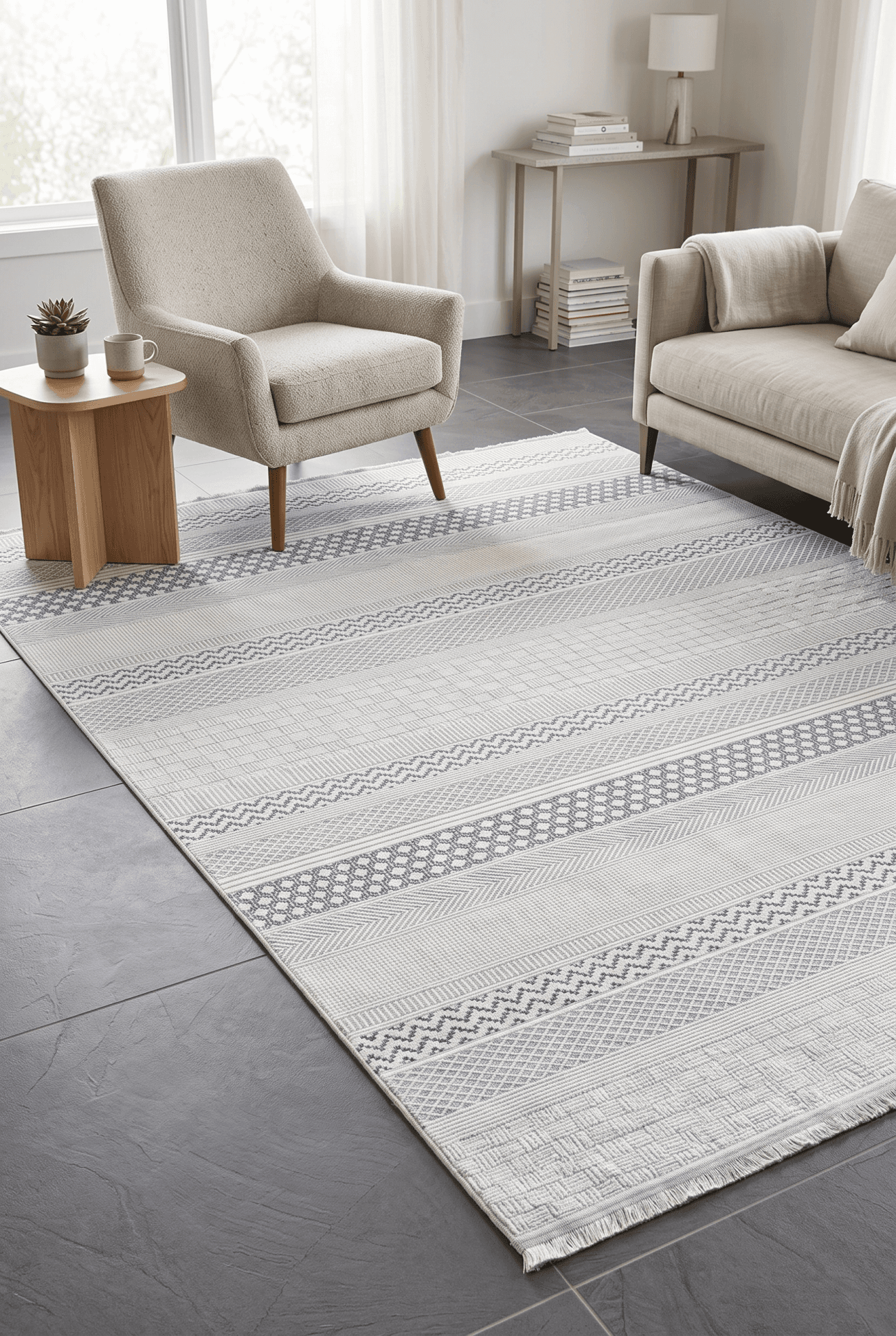 Line E6612 Lacivert — Pastel Halı Line koleksiyonu — dikdörtgen halı