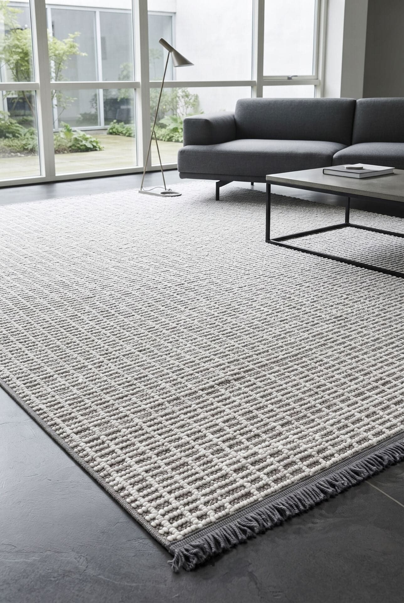 Loop&Loop 415A Gri Beyaz — Pastel Halı Loop&Loop koleksiyonu — dikdörtgen halı