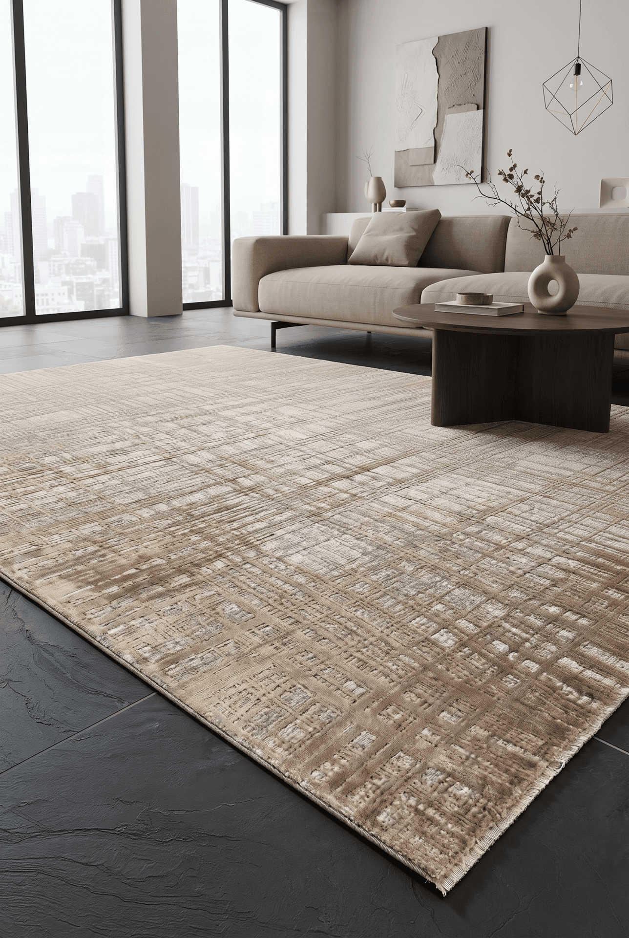 Lorenza D503E — Pastel Halı Lorenza koleksiyonu — gold dikdörtgen halı