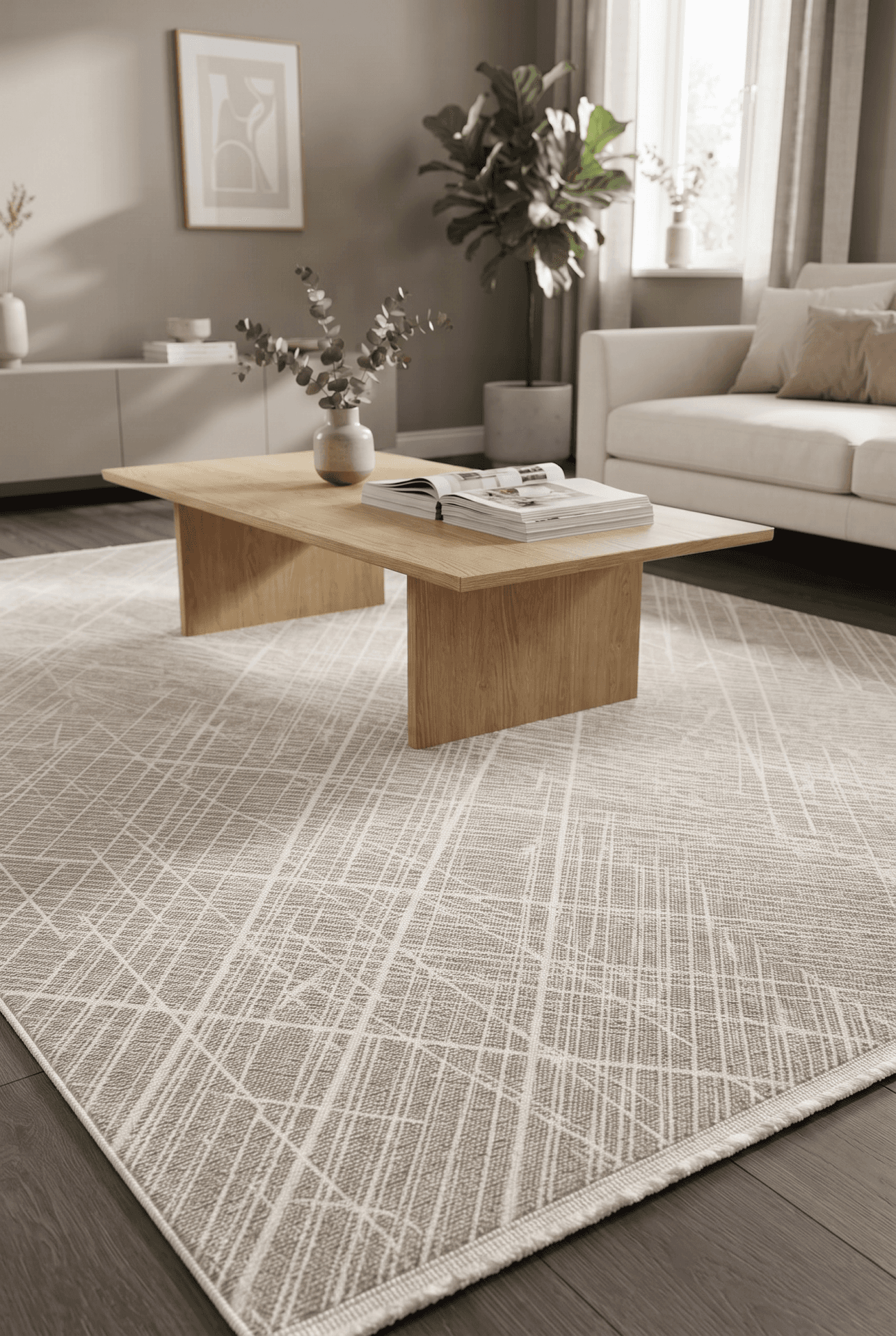 Ocean 30285A Krem — Pastel Halı Ocean koleksiyonu — dikdörtgen halı
