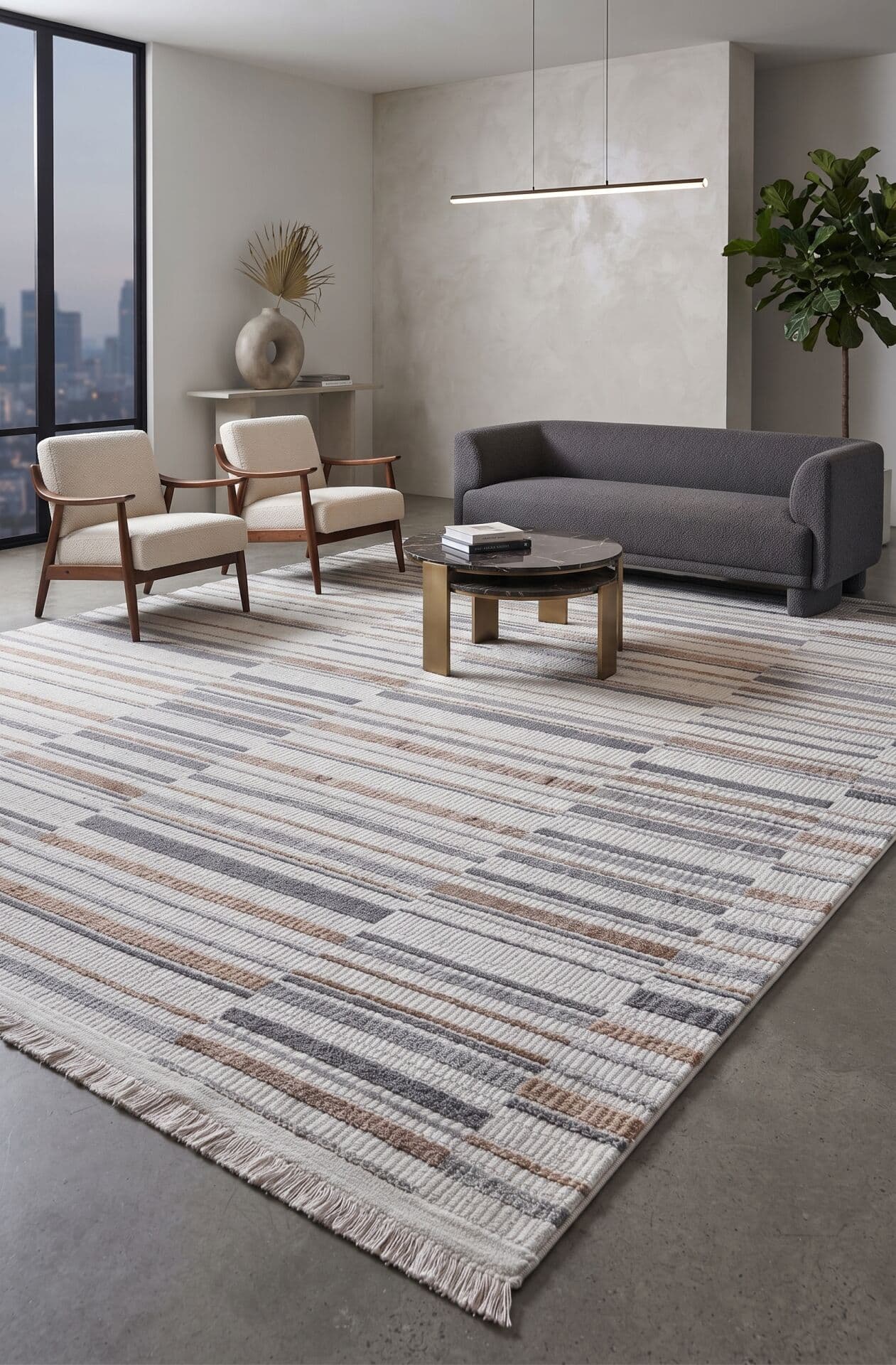 Senfoni D338B — Pastel Halı Senfoni koleksiyonu — dikdörtgen halı