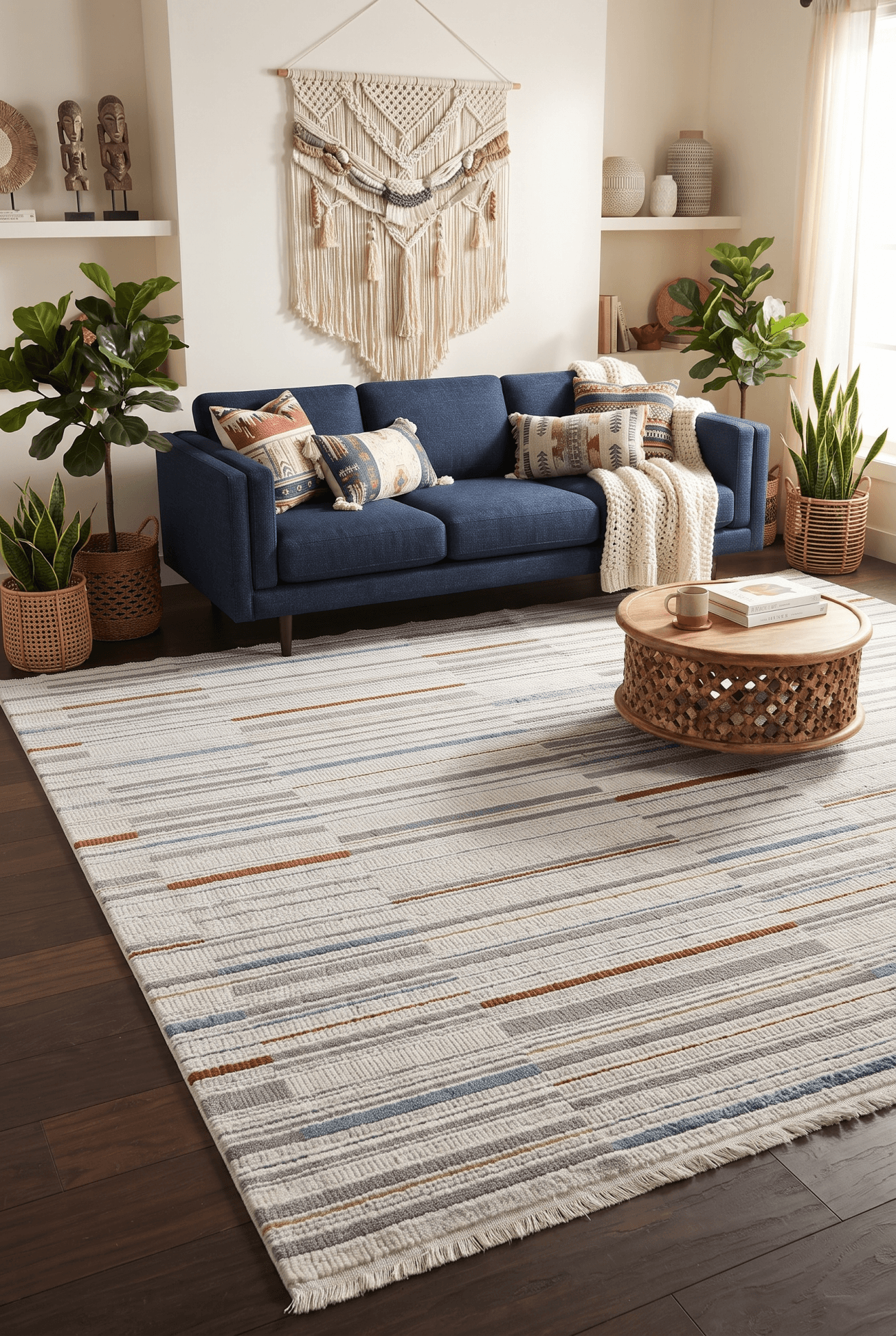 Senfoni D338D — Pastel Halı Senfoni koleksiyonu — dikdörtgen halı