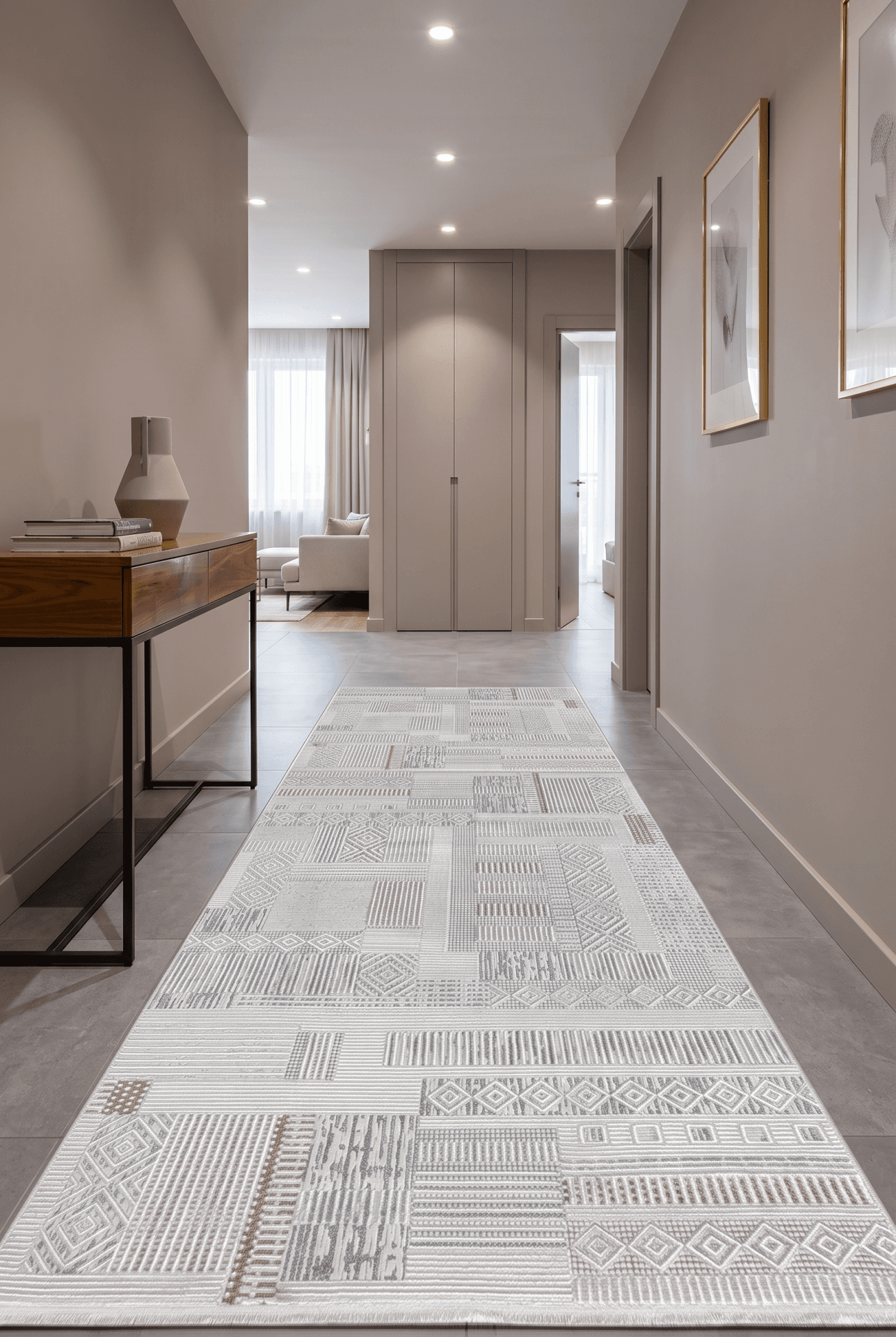 Senfoni D344A — Pastel Halı Senfoni koleksiyonu — krem dikdörtgen halı