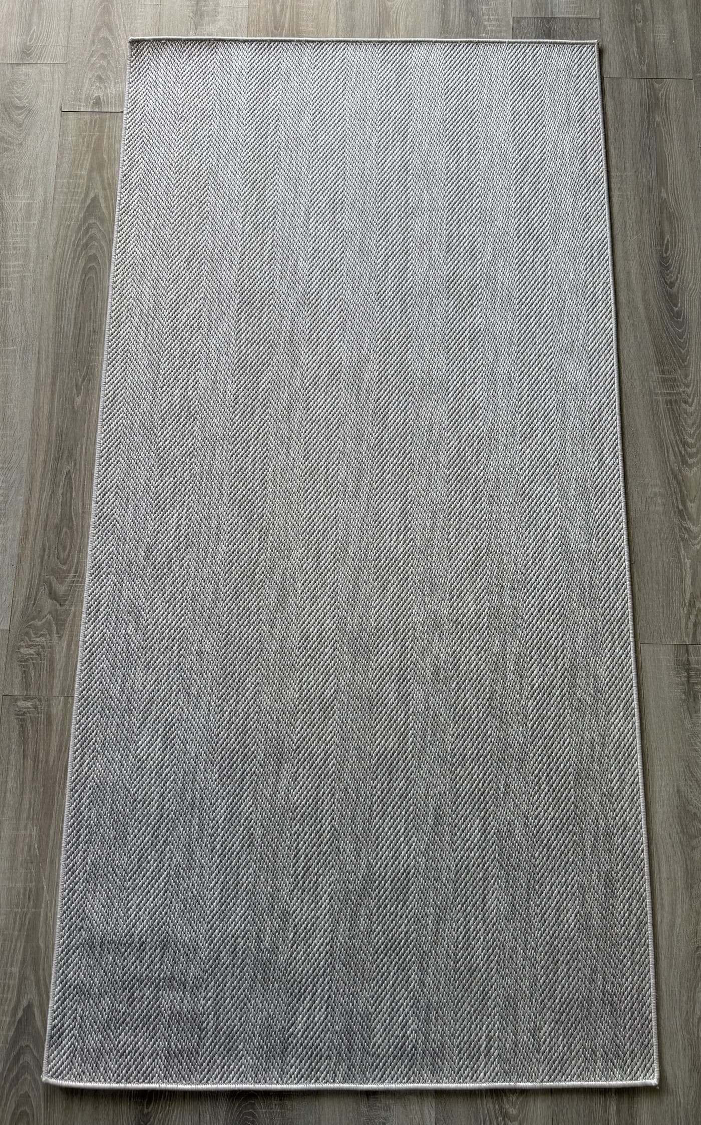 Sisal Gri Balıksırtı — Safir Halı Sisal koleksiyonu — dikdörtgen halı — Akrilik iplik — D01