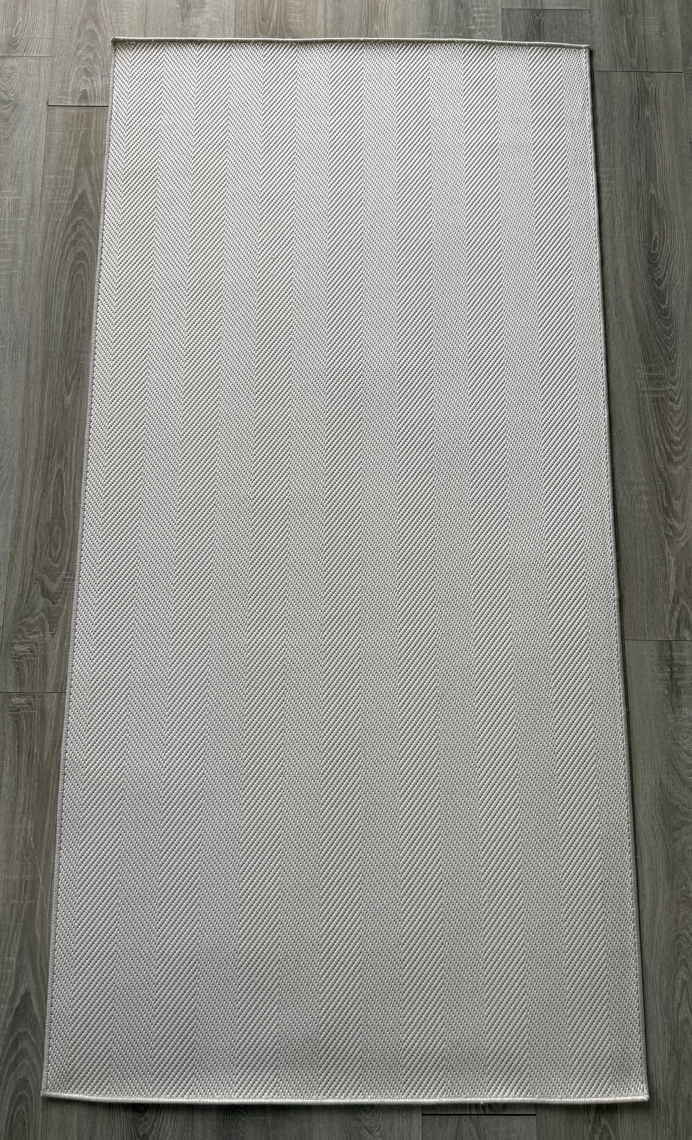 Sisal Açık Gri Balıksırtı — Safir Halı Sisal koleksiyonu — dikdörtgen halı — Akrilik iplik — D05