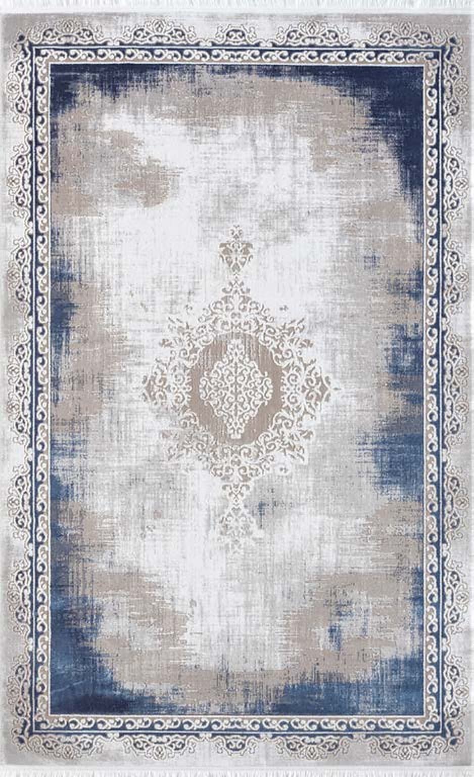 Elegance 8165 Mavi — Vizon Global Halı Elegance koleksiyonu — dikdörtgen halı — Triko Akrilik